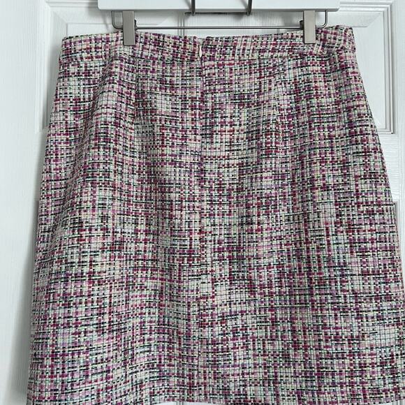 Ann Taylor Multicolor Tweed Shift Skirt Size 12 - Picture 5 of 6